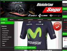 Tablet Screenshot of bicicletesegu.com